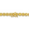 Thumbnail Image 3 of Natural Yellow Sapphire Tennis Bracelet 14K Yellow Gold 7"