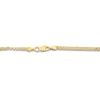Thumbnail Image 2 of Hollow Bismark Chain Bracelet 14K Yellow Gold 7.25" 2.45mm