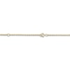 Thumbnail Image 3 of High-Polish Initial Necklace Diamond Accents 14K Yellow Gold 18"