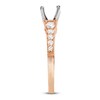 Thumbnail Image 3 of Diamond Engagement Ring Setting 1/2 ct tw Round 14K Rose Gold