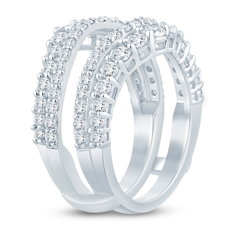 Main Image 2 of Diamond Anniversary Enhancer Band 2 ct tw Round 14K White Gold