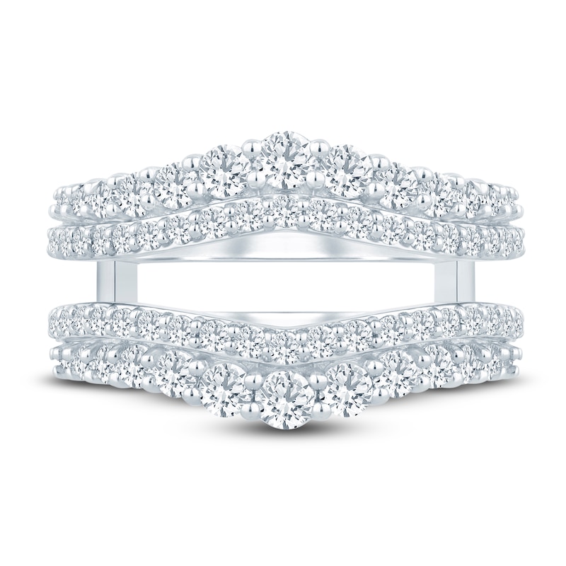 Main Image 3 of Diamond Anniversary Enhancer Band 2 ct tw Round 14K White Gold