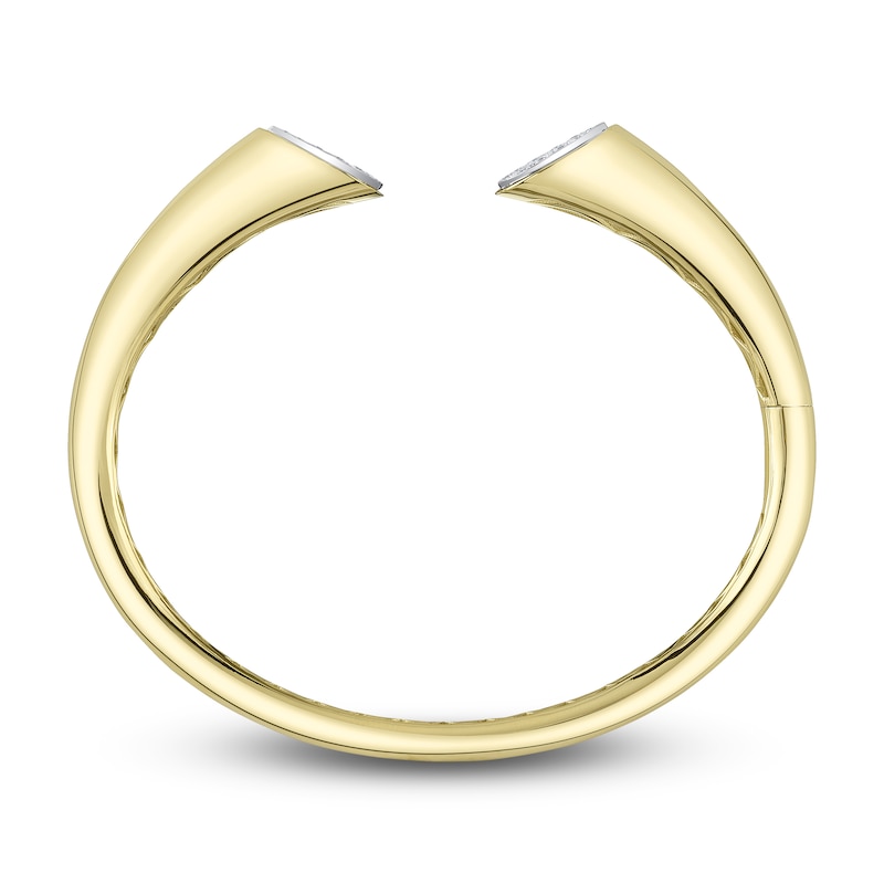 Main Image 3 of Shy Creation Diamond Cuff Bracelet 1/2 ct tw 14K Yellow Gold SC22009370ZS