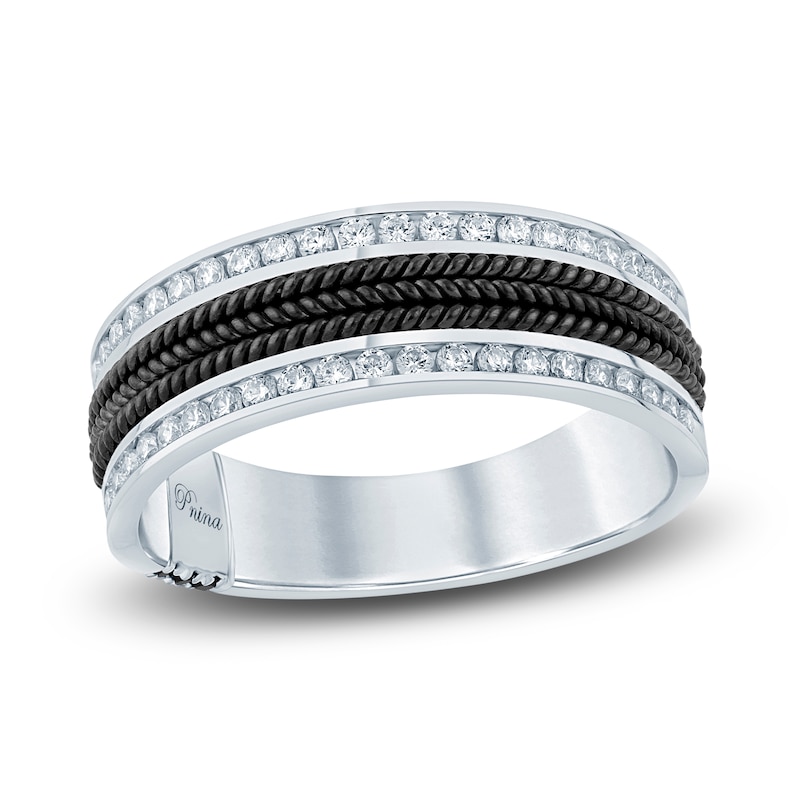 Main Image 1 of Pnina Tornai Men's Diamond Ring 1/2 ct tw 14K White Gold