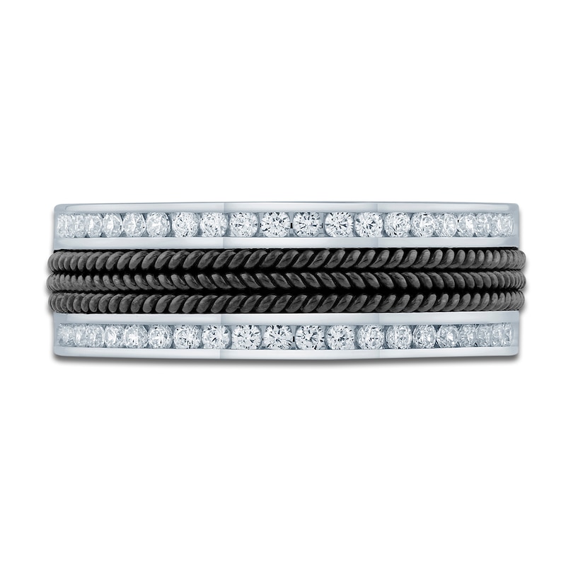 Main Image 3 of Pnina Tornai Men's Diamond Ring 1/2 ct tw 14K White Gold