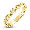 Thumbnail Image 2 of Kirk Kara Lace Milgrain Wedding Band 18K Yellow Gold