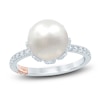 Thumbnail Image 0 of Pnina Tornai South Sea Cultured Pearl & Diamond Engagement Ring 1/2 ct tw 14K White Gold