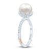 Thumbnail Image 1 of Pnina Tornai South Sea Cultured Pearl & Diamond Engagement Ring 1/2 ct tw 14K White Gold