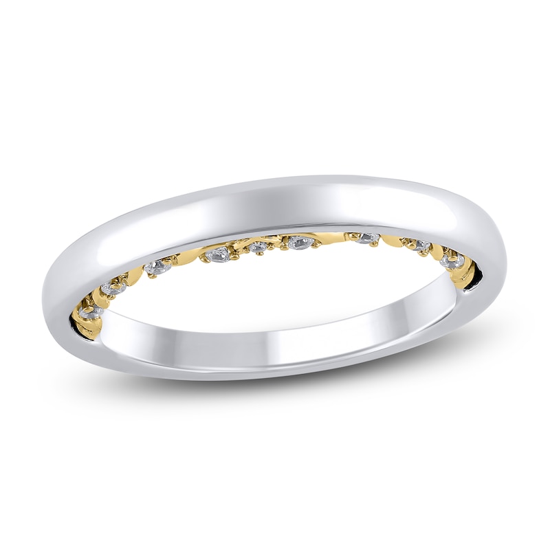 Diamond Anniversary Band 1/6 ct tw 14K Two-Tone Gold