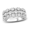 Thumbnail Image 0 of Diamond Three-Row Fashion Ring 2 ct tw 14K White Gold