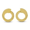 Thumbnail Image 1 of Open Circle Swirl Stud Earrings 14K Yellow Gold