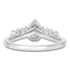 Thumbnail Image 5 of Multi-Diamond Pear-Shaped Halo Bridal Set 1/4 ct tw 10K White Gold