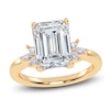 Thumbnail Image 1 of Emerald-Cut Created By Jared Studio Lab-Grown Diamond Engagement Ring 3-1/6 ct tw 14K Yellow Gold