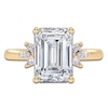 Thumbnail Image 3 of Emerald-Cut Created By Jared Studio Lab-Grown Diamond Engagement Ring 3-1/6 ct tw 14K Yellow Gold