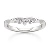 Thumbnail Image 1 of J'Lure Lab-Grown Diamond Scalloped Wedding Band 1/6 ct tw 18K White Gold