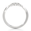 Thumbnail Image 2 of J'Lure Lab-Grown Diamond Scalloped Wedding Band 1/6 ct tw 18K White Gold