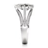 Thumbnail Image 3 of J'Lure Lab-Grown Diamond Pear Step-Cut Engagement Ring 2-3/8 ct tw 18K White Gold