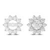 Thumbnail Image 1 of Lab-Grown Diamond Flower Earring Jackets 1-3/8 ct tw 10K White Gold (Jacket Only)