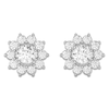 Thumbnail Image 6 of Lab-Grown Diamond Flower Earring Jackets 1-3/8 ct tw 10K White Gold (Jacket Only)