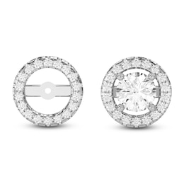 Lab-Grown Diamond Earring Jackets 3/8 ct tw 10K White Gold (Jacket Only)