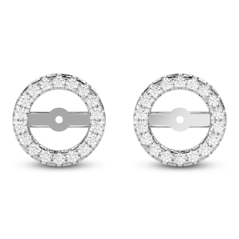 Main Image 3 of Lab-Grown Diamond Earring Jackets 3/8 ct tw 10K White Gold (Jacket Only)