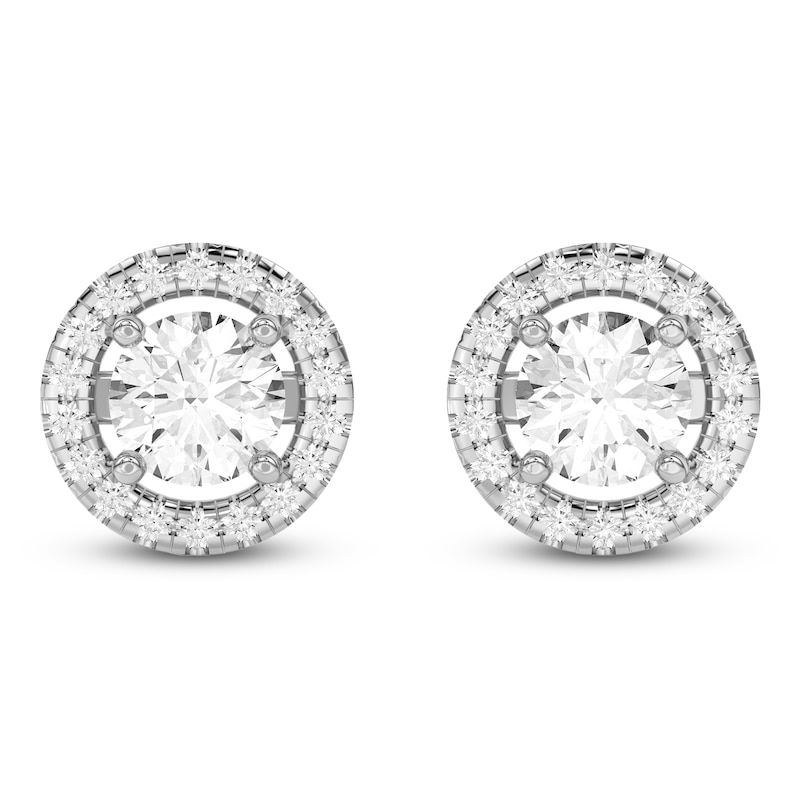 Main Image 6 of Lab-Grown Diamond Earring Jackets 3/8 ct tw 10K White Gold (Jacket Only)