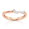 Thumbnail Image 1 of J'Lure Lab-Grown Diamond Wedding Band 1/20 ct tw 18K Rose Gold