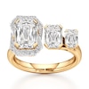 Thumbnail Image 1 of J'Lure Imperial-Emerald Step-Cut Lab-Grown Diamond Engagement Ring 3-5/8 ct tw 18K Yellow Gold