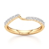 Thumbnail Image 1 of J'Lure Lab-Grown Diamond Contour Wedding Band 1/3 ct tw 18K Yellow Gold