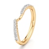 Thumbnail Image 4 of J'Lure Lab-Grown Diamond Contour Wedding Band 1/3 ct tw 18K Yellow Gold