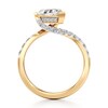 Thumbnail Image 2 of J'Lure Shield Step-Cut Lab-Grown Diamond Bypass Engagement Ring 2-1/3 ct tw 18K Yellow Gold