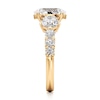 Thumbnail Image 3 of J'Lure Oval Step-Cut Lab-Grown Diamond Engagement Ring 3-1/2 ct tw 18K Yellow Gold