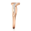 Thumbnail Image 3 of J'Lure Lab-Grown Diamond Contour Wedding Band 1/6 ct tw 18K Rose Gold