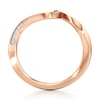 Thumbnail Image 2 of J'Lure Lab-Grown Diamond Contour Wedding Band 1/6 ct tw 18K Rose Gold