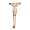 Thumbnail Image 3 of J'Lure Lab-Grown Diamond Contour Wedding Band 1/6 ct tw 18K Rose Gold