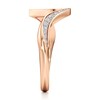 Thumbnail Image 3 of J'Lure Lab-Grown Diamond Contour Wedding Band 1/5 ct tw 18K Rose Gold