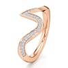 Thumbnail Image 4 of J'Lure Lab-Grown Diamond Contour Wedding Band 1/5 ct tw 18K Rose Gold