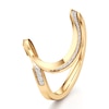 Thumbnail Image 4 of J'Lure Lab-Grown Diamond Contour Wedding Band 1/6 ct tw 18K Yellow Gold