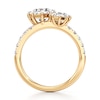 Thumbnail Image 2 of J'Lure Octagon Brilliant-Cut Two-Stone Lab-Grown Diamond Engagement Ring 1-7/8 ct tw 18K Yellow Gold