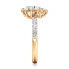 Thumbnail Image 3 of J'Lure Octagon Brilliant-Cut Two-Stone Lab-Grown Diamond Engagement Ring 1-7/8 ct tw 18K Yellow Gold