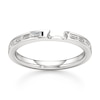 Thumbnail Image 1 of J'Lure Baguette-Cut Lab-Grown Diamond Contour Wedding Band 3/8 ct tw 18K White Gold
