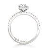 Thumbnail Image 2 of J'Lure Radiant Brilliant-Cut Lab-Grown Diamond Spiral Engagement Ring 1-3/8 ct tw 18K White Gold