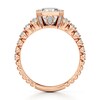 Thumbnail Image 2 of J'Lure Square-Emerald Step-Cut Lab-Grown Diamond Engagement Ring 2-1/3 ct tw 18K Rose Gold