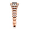 Thumbnail Image 3 of J'Lure Square-Emerald Step-Cut Lab-Grown Diamond Engagement Ring 2-1/3 ct tw 18K Rose Gold