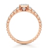 Thumbnail Image 2 of J'Lure Imperial-Emerald Step-Cut Lab-Grown Diamond Engagement Ring 1-1/4 ct tw 18K Rose Gold