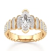 Thumbnail Image 1 of J'Lure Moval Old-Cut Lab-Grown Diamond Engagement Ring 1-1/3 ct tw 18K Yellow Gold