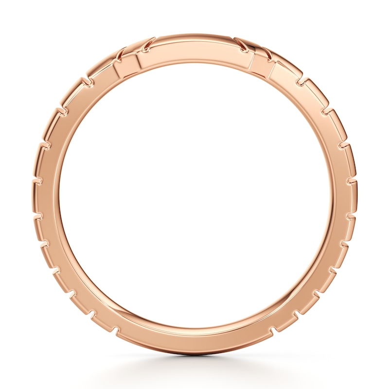 Main Image 2 of J'Lure Contour Wedding Band 18K Rose Gold
