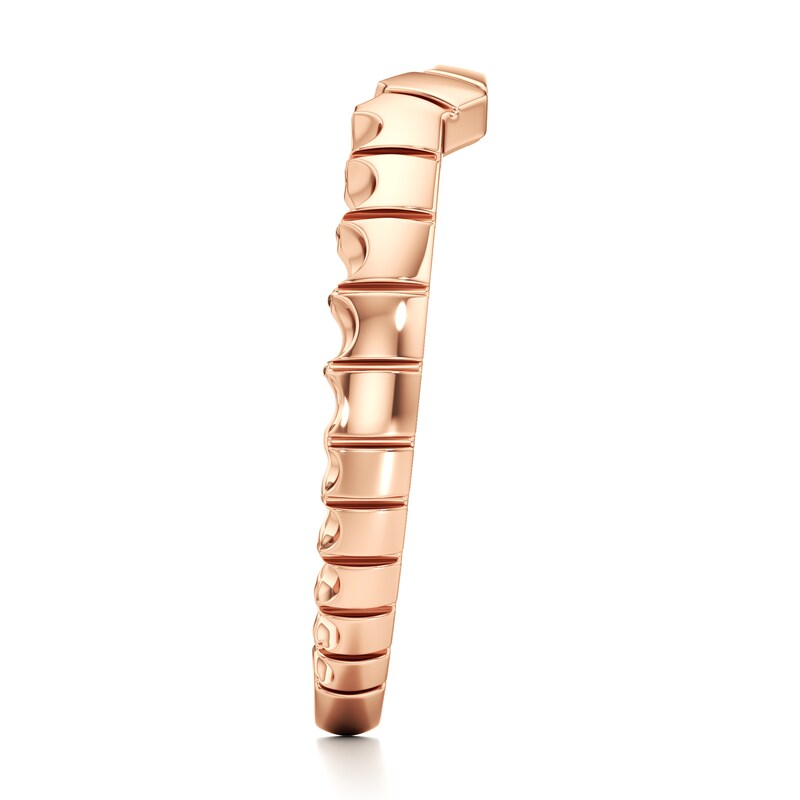 Main Image 3 of J'Lure Contour Wedding Band 18K Rose Gold