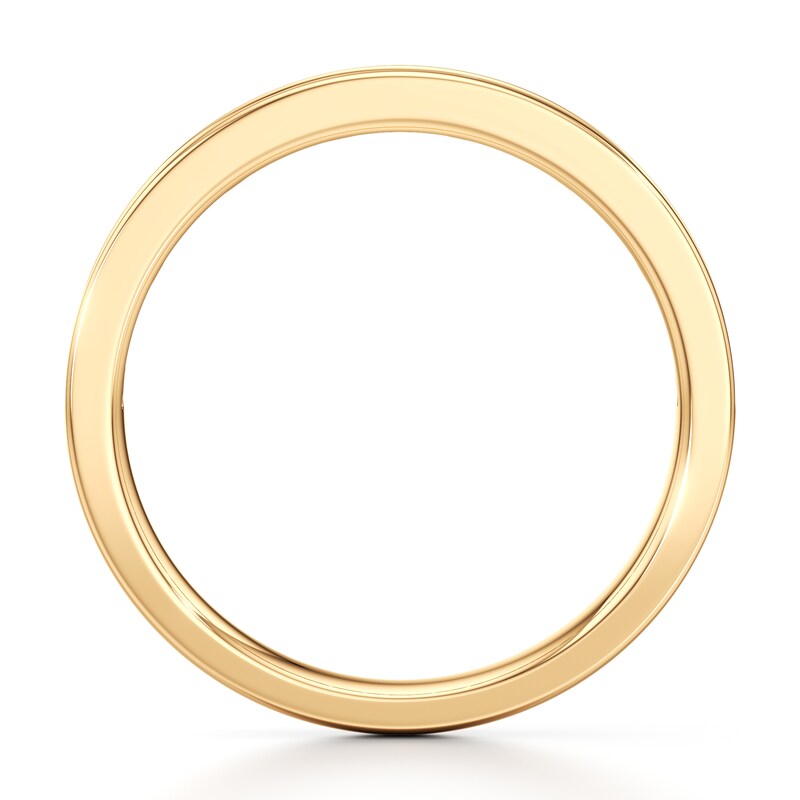 Main Image 2 of J'Lure Baguette & Round-Cut Lab-Grown Diamond Wedding Band 3/8 ct tw 18K Yellow Gold