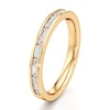 Thumbnail Image 4 of J'Lure Baguette & Round-Cut Lab-Grown Diamond Wedding Band 3/8 ct tw 18K Yellow Gold